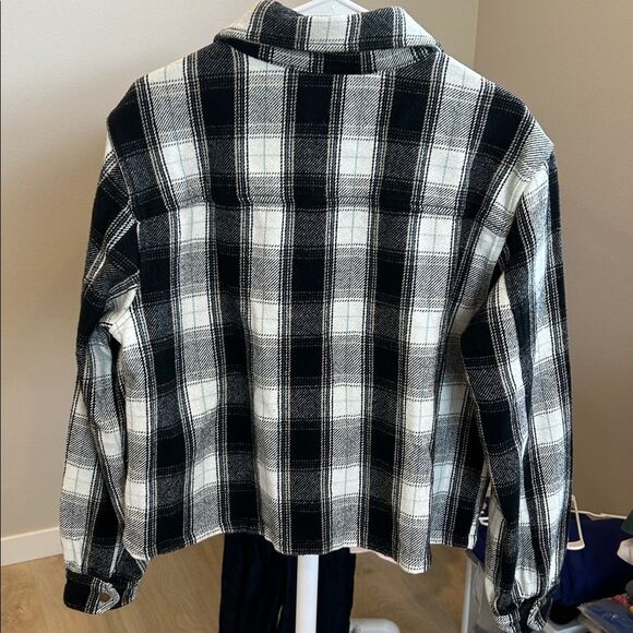 NWT Lucky Brand Cropped Plaid Jacket, Women’s Large - Picture 5 of 7